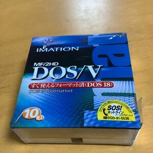3.5インチ2HDフロッピーディスク10枚パック IMATION MF2HD D18-10PA ブランド: Imation 新品未開封　N4155