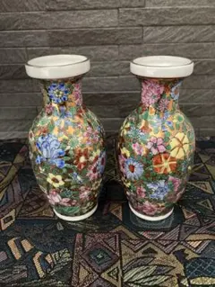 中国花瓶ペア希少