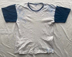70s USA製 ビンテージ Champion チャンピオン バータグ Tシャツ 無地　MEDIUM