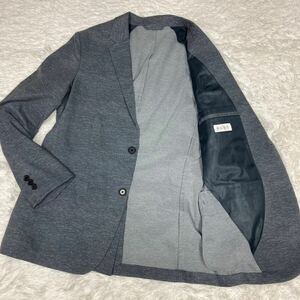 美品 プラステ PLST テーラードジャケット グレー 2B Lサイズ 灰色 軽量 通気性 爽快 本切羽 メンズ MEN