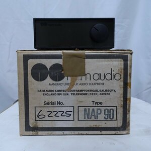 Q10675 【発送可!元箱付き!】Naim Audio NAP 90 Power Amplifier パワーアンプ A0000145