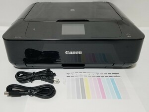 総印刷枚数200枚 純正インク 美品 全額返金保証付 Canon インクジェットプリンター 複合機 MG7730