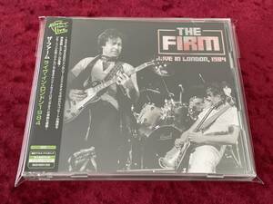 ★Alive The Live★ザ・ファーム★2CD★ライヴ・イン・ロンドン 1984★帯付★リマスター★THE FIRM★LIVE IN LONDON, 1984★LED ZEPPELIN★