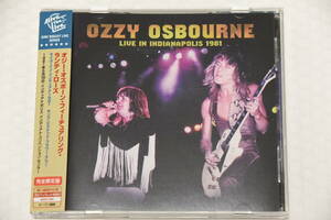 OZZY OSBOURNE★LIVE IN INDIANAPOLIS 1981★オジー・オズボーン★ライヴ・イン・インディアナ1981★CD★中古品★美品