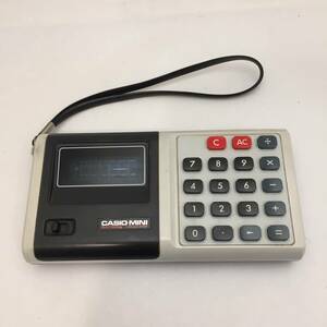 ▲動作品 CASIO MINI カシオミニ CM-604 電子計算機 電卓 カリキュレーター 昭和レトロ▲