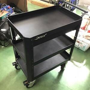 【中古・店頭受取り限定】 Deen ドロワーツールワゴン DNX29311BK 4輪自在キャスター 引出し付き ※マット1枚欠品 【桶川店】