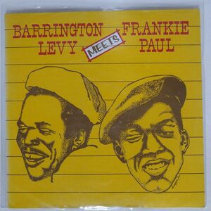 BARRINGTON LEVY/MEETS FRANKIE PAUL/ARRIVAL ARLP011 LP