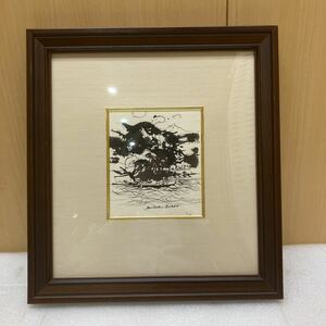 XL9002 ミッシェル・ロッド、希少な画集画より 、新品高級額 額装付 美品、絵画 風景画