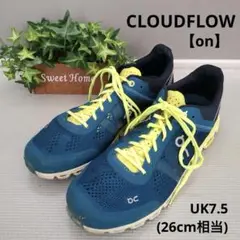 onオン ランニングシューズ CLOUDFLOW グリーン UK7.5 26cm