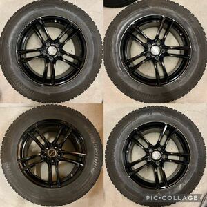 ホイール スタッドレスタイヤ ブリヂストン ブリジストン バルミナ ブリザック DM-V3 4本 235/65R18 BALMINUM 114.3 5穴 18インチ 8j+35 ②