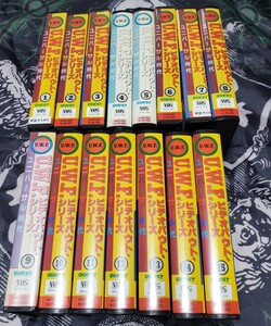 旧uwf ビデオバウト全15本 スーパータイガー（佐山聡） 前田日明 高田延彦（伸彦）山崎一夫 藤原喜明 木戸修 安生洋二 宮戸優光（茂夫）