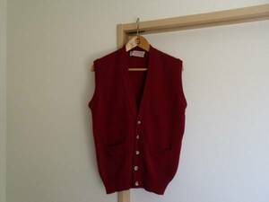 MADE IN IRELAND PURE NEW WOOL VEST アイルランド製　ベスト