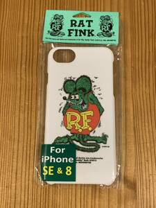 Rat Fink iPhone SE【2020】, iPhone8 , iPhone7 & iPhone6 / 6s ラットフィンク ホワイト 白 ケース ハードカバー ムーンアイズ mooneyes