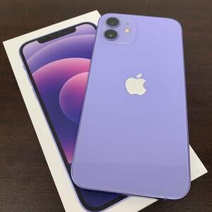 iPhone12 64GB パープル 最大容量96% / au 利用制限◯ Apple アイフォーン スマホ SIMフリー