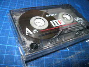 使用済み 中古　 カセットテープ　SONY　HF60　Type1　ノーマル　60分 1本　爪あり　No.243