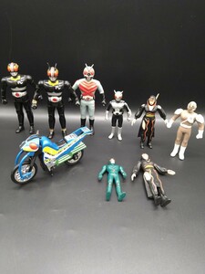 当時物　仮面ライダーBLACK　RX アクロバッター　マリバロン　チャンプ　仮面ライダーX 仮面ライダースーパー1　仮面ライダー ZO　ソフビ 