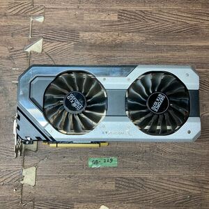 GK 激安 GB-229 グラフィックボード PALIT JETSTREAM 風 NVIDIA GTX1070 JETSTREAM8G GDDR5 256bit 認識.画像出力のみ確認 中古品 同梱可能