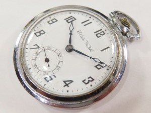 不動ジャンク 古いスイスの手巻懐中時計 エリダ アンティーク