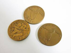 オリンピック東京大会 1964 ユニバーシアード東京大会 1967 記念メダル 銅 3枚セット 東6856