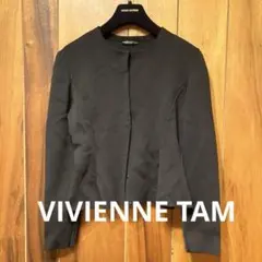 VIVIENNE TAM  クルーネックニットジャケット・カーディガン　40