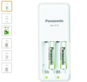 PANASONIC EVOLTA+ QUICK BATTERY CHARGER SET SIZE4X2 INCLUDED STANDARD MODEL K-KJ23MLE02