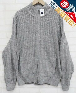 7T9760/未使用品 GAP モックネックジップニットカーディガン ギャップ