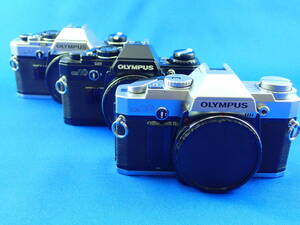 ☆オリンパス OLYMPUS☆OM30 + OM10 + OM10 BLACK 3台まとめて☆フィルムカメラ☆