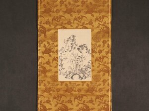 【模写】【伝来】sh9448〈浦上玉堂〉山水図 池田藩士 江戸時代中後期 文人画家