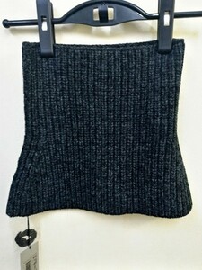 [9009]LAD MUSICIANラッドミュージシャン/P,43-02 LIGHT MERINOS WOOL SNOOD/Dチャコール/サイズF【国内正規品/新品未使用/定価以下】