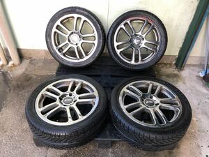 レイズ SERIE VERSUS TURISMO 215/45ZR17 7J+42 4穴 PCD114.3 17インチ タイヤホイール 4本セット 11