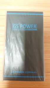 GS POWER モバイルバッテリー 23200mAh ゴールド パナソニック製リチウムイオン使用品