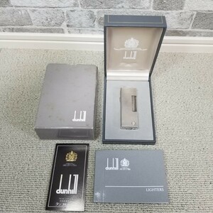 ★美品★使用回数少★dunhill ダンヒル ローラー式 ガスライター 着火確認済み クロスカット コレクション ヴィンテージ 喫煙具 ゴールド 