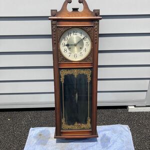 引取り限定 SEIKO 柱時計 PA 603振り子時計 昭和レトロ アンティーク 古時計 掛け時計 掛時計 ボンボン時計 セイコー ビンテージ