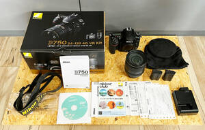 【元箱付・ワンオーナー】Nikon D750 一眼デジタルレフカメラボディ + AF-S NIKKOR 24-120mm f/4G ED VR レンズキットおまけつき【Wi-fi】