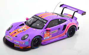 Ixo 1/18 Porsche 911 GT3 RSR #57 24h Le Mans 2020 Bleekemolen/Fraga/Keating　ポルシェ　イクソ
