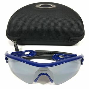 【オークリー】本物 OAKLEY サングラス Radar レーダーパス 09-722J ブルー×黒×グレー色 メンズ レディース USA製 ケース付き 送料520円