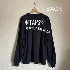 美品　ダブルタップス　wtaps コットンロングスリーブTシャツ Sサイズ　ネイビー　送料￥230