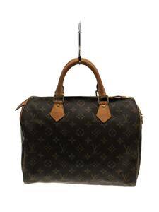 LOUIS VUITTON◆2)スピーディ30_モノグラム・キャンバス_BRW/PVC/BRW