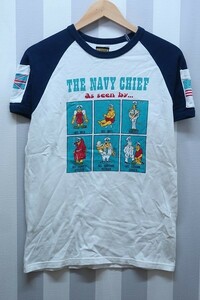 2-4819A/Pherrows C.C.MASTERS THE NAVY CHIEF 半袖Tシャツ フェローズ 送料200円 