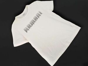 ネコポスOK ARMANI COLLEZIONI アルマーニコレツィオーニ ロゴ プリント Tシャツ sizeXXL/白 ■◆ ☆ edc9 メンズ