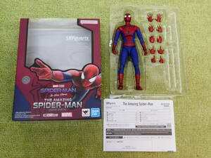 091-D66) 中古品 S.H.Figuarts アメイジング・スパイダーマン 仕様変更版 フィギュア