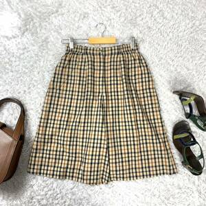 DAKS-GOLF ダックスゴルフ ハーフパンツ ショートパンツ ベージュ ブラウン チェック 66-90 YA3275