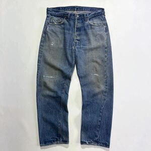 66前期♪ゴールデンサイズ 70s USA製 Levis 501 W36L31 オリジナル ビンテージ リーバイス 501 66前期 ヒゲ リペア