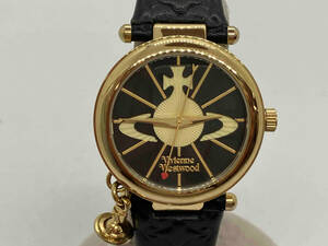 Vivienne Westwood ヴィヴィアンウエストウッド VV006BKGD クォーツ ベルト劣化有り 腕時計