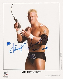 WWE●現TNA ミスター・ケネディ 直筆サイン WWE公式プロモ