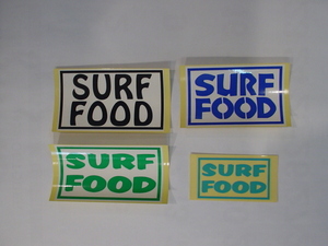 サーフフード非売品 ステッカーセット SURF FOOD PICTURES サーフィン デッドストック品