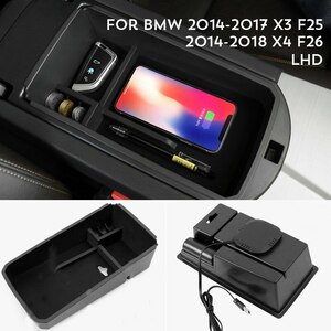BMW 1シリーズ 118i 120i F20 F21 2012-2018 携帯 電話 スマホ ワイヤレス 充電 アームレスト 収納ボックス 内装 アクセサリー カスタム