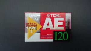 新品未開封 TDK AE120分 ノーマル ポジション カセットテープ NORMAL POSITION TYPEⅠ　送料180円～