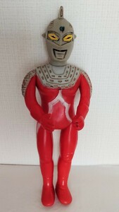 【当時物】ウルトラセブン ソフビ30cm 円谷プロ マルサン レトロ フィギュア ビンテージ　（名前入り）