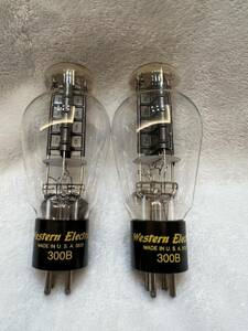 Western Electric 300B 真空管2本 ウエスタンエレクトリック